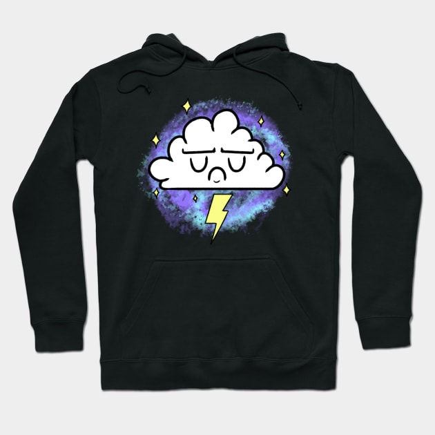 Cute Cloud Cartoon Hoodie by Alejandro_M